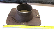 Old Cast Iron Boone Iowa Chimmey Roof Vent Dandy Wood Stove