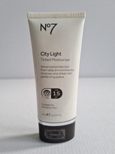 No7 City Light Tinted Moisturiser MEDIUM 50ml New Without Seal FREE FAST P&P 