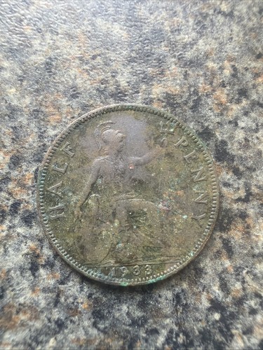 1933 half penny - 1933, uk