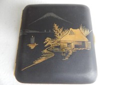 JAPANESE KOMAI DAMASCENE K24 GOLD CIGARETTA CASE