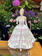 Coalport Summer Rose Large Limited Edition Figurine By Elizabeth Emanuel
