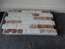 5xWall Tiles White+Light Brown -56x31cms - NO Box!! - Spanish - Brick Style