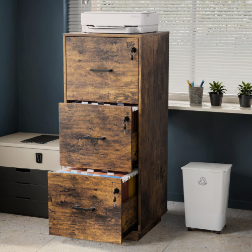 Drawer file cabinet - 3-drawer,