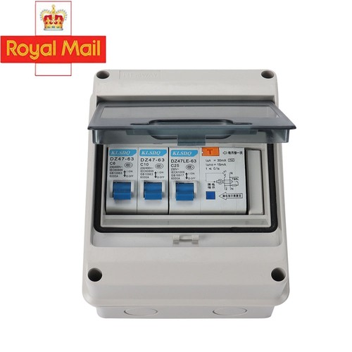 Consumer unit fuses box with - consumer,