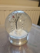 Beautiful Christmas Snow Globe With Dog Design Festive Decoration
