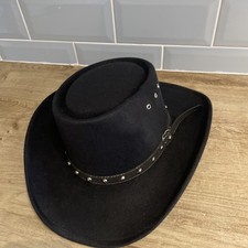 Adult Western Express Inc. Cowboy Western Black  Hat Small 54 Cm