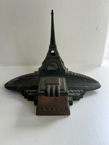 Art deco cast metal eiffel - metal,
