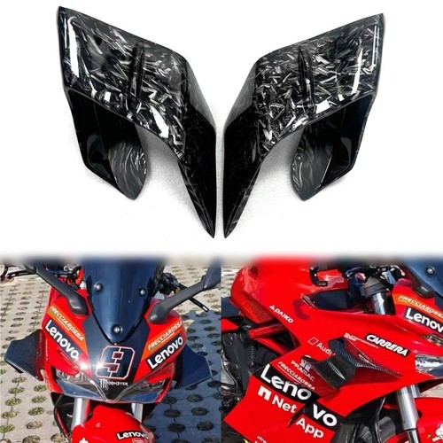 Forged carbon front winglets - forged,