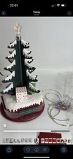 VINTAGE RARE 1997 AVON  LIGHT UP Musical CHRISTMAS Tree ADVENT CALENDAR BNIB