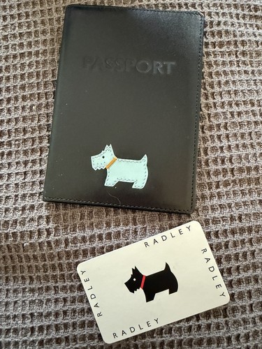Radley black passport holder - passport,