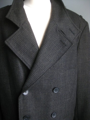 Mens wool coat - wool,