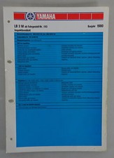 Inspection Form Yamaha LB 3 M