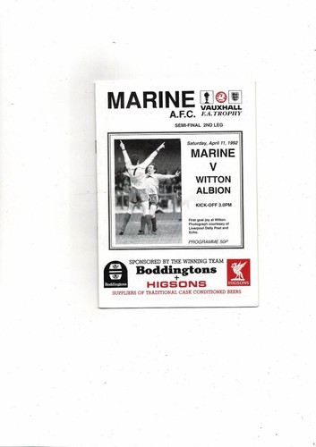 1991 marine witton - 1991/92, albion