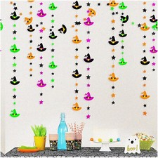 Neon Starlight Hat Garland -