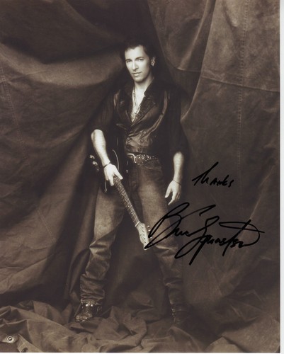 Bruce springsteen autograph - bruce,
