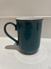 Denby Greenwich 1 X Straight Mug Cup Ear-shaped Handle Discontinued Excellent