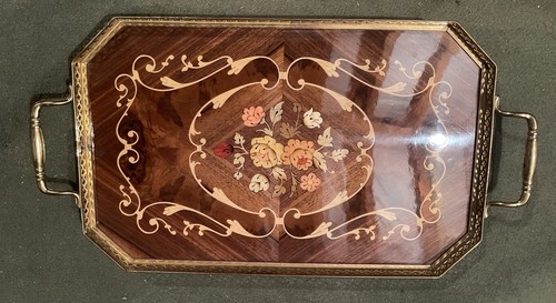 Mahogany and silvery plated - silvery,
