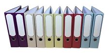 Heritage A4 Lever Arch Files : 10 PACK. 5 Assorted Traditional Colours. 75mm.