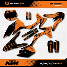 Blk Orange Graphics Kit fit