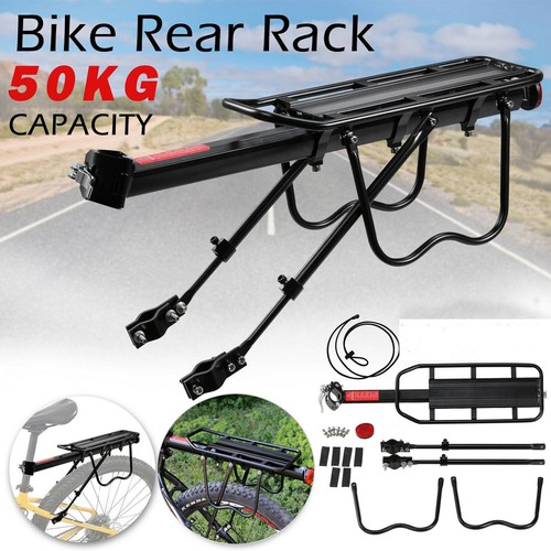 Alloy rear bicycle pannier - alloy,