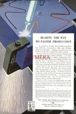 WW2 Linde Air Products Co. Oxy-Acetylene Equipment ADVERT 1942 Print Ad 693/10