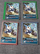 4x DemiVeemon BT3-002 Foil Special Release Vol 1.5 Digi Fest Stamp Digimon TCG 