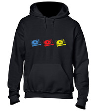 DJ DECKS HOODY HOODIE COOL DJ MUSIC DESIGN CLASSIC ACID HOUSE RAVE VINYL RECORD