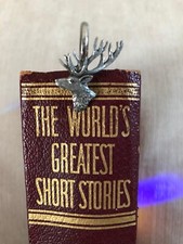 STAG HEAD Silver Pewter