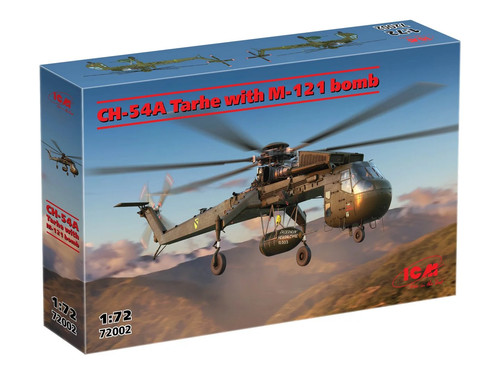 Icm sikorsky 54a - 1/72, tarhe