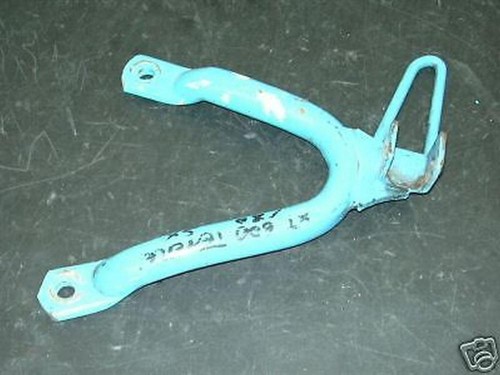 Left rear footrest - footrest, bracket