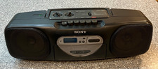 SONY BOOMBOX AM FM RADIO CASSETTE MODEL CFS-B31 - 30 STATION PRESETS