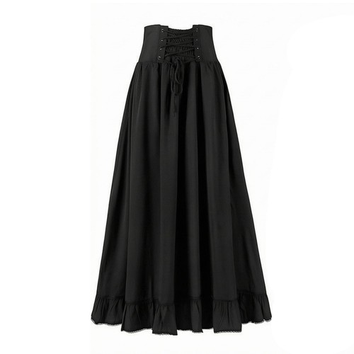 Pleated midi skirt - skirt, irregular