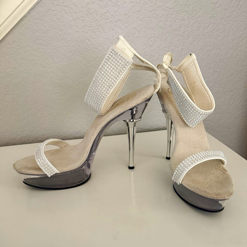 Pleaser women white - pleaser, women's