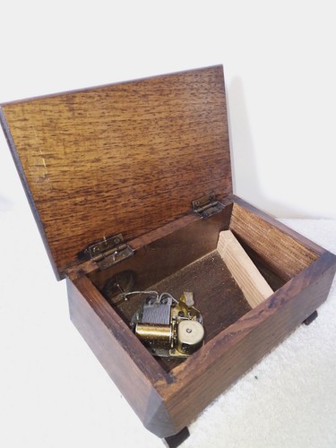 Vintage reuge swiss wooden - vintage,