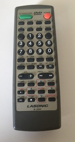 Lasonic 2000 remote - r-2000,