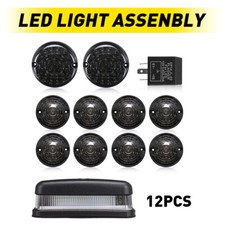 Full LED Smoked light upgrade kit For Fog Reverse For Land Rover 90/130 Defender