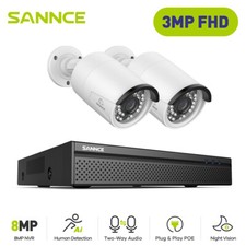 3MP SANNCE CCTV System Audio