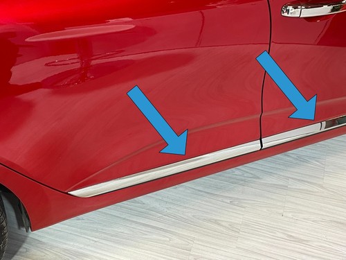 Chrome side door streamer - side, trim