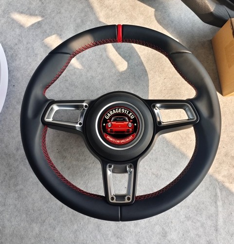 Porsche black leather manual - leather,