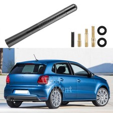 For VW Polo Golf Carbon Look 4.7" Car Aerial Mast Bee Sting Antenna AM/FM Radio
