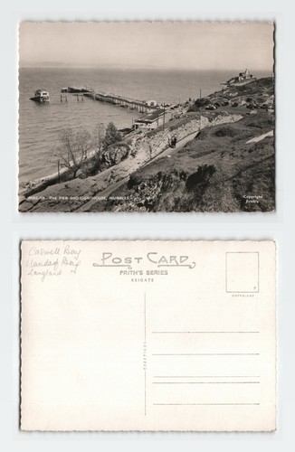 Vintage postcard mumbles - postcard, pier