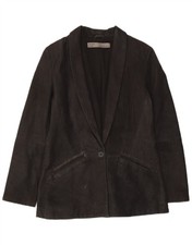 Zara Womens 1 Button Suede