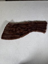 Vintage real fur stole wrap shoulder cape, real mink fur - One Size Fits All