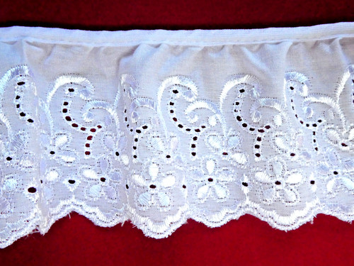 Metres white satin - 3,