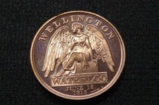 WELLINGTON WATERLOO MEDALLION , GEORGE P. REGENT    (NC68)