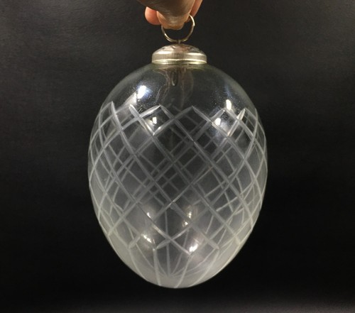 Vintage glass bauble christmas - vintage,