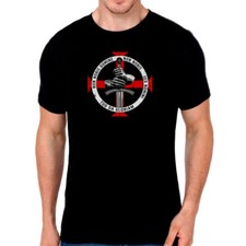 Knights TEMPLAR T Shirt - St George T-Shirt - Knights Templar Flag