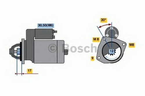 New engine starter motor - new, oe