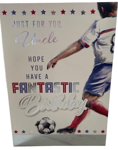 Uncle birthday card 7x5 - uncle, 7x5”
