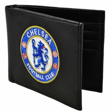 Official Chelsea FC Embroidered Crest Faux Leather Wallet, Chelsea FC Wallet